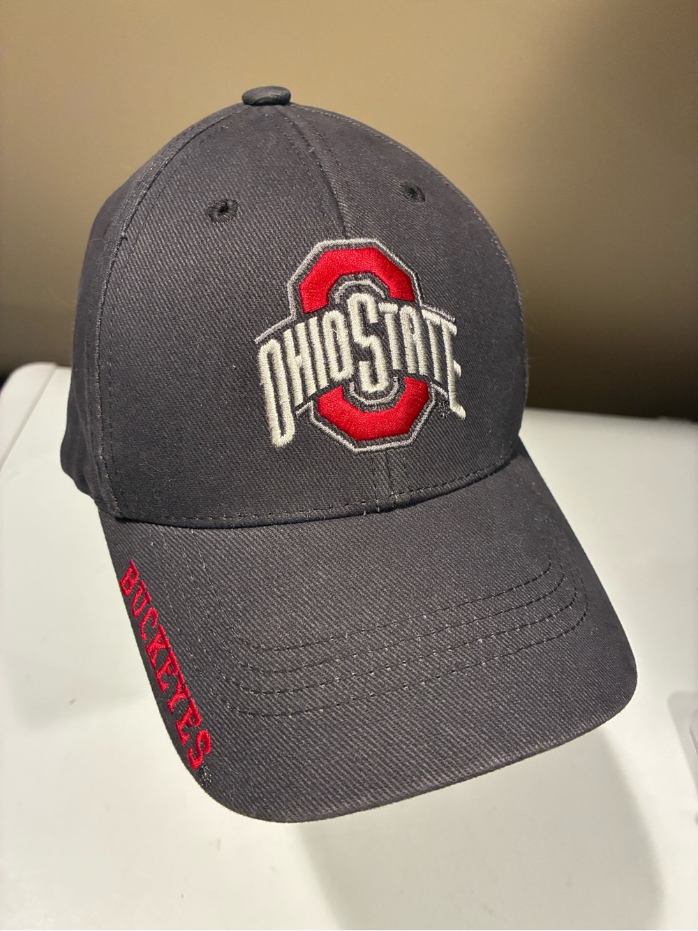 Ohio State Buckeyes Embroidered Logo Baseball Cap